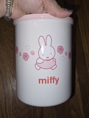 Magenta Miffy Sakura Cherry Blossom Utensil Holder